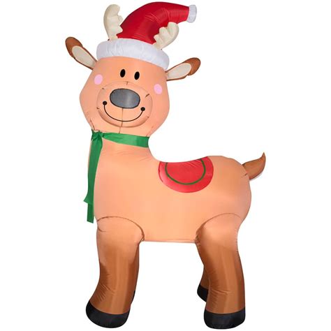 Find The 6ft Airblown® Inflatable Christmas Reindeer At Michaels