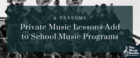 5 Reasons Private Music Lessons Add To School Music Programs The