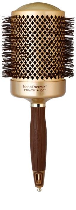 The hair and scalp are protected from heat. Olivia Garden NanoThermic Ceramic + Ion Hair Brush in 2020 ...