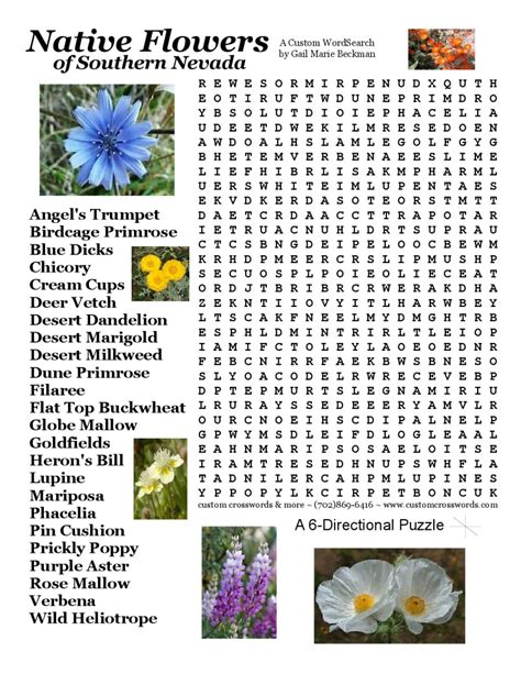 Flowery Shrub Crossword