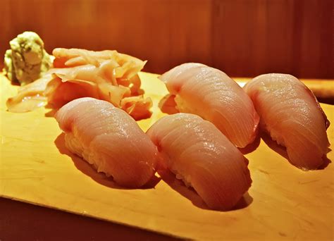 Hamachi Nigiri Sushi Hamachi Is The Japanese Word For Japa Flickr