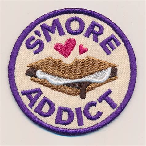 Smore Addict Patch Sew On Patch Applicae Patches For Etsy