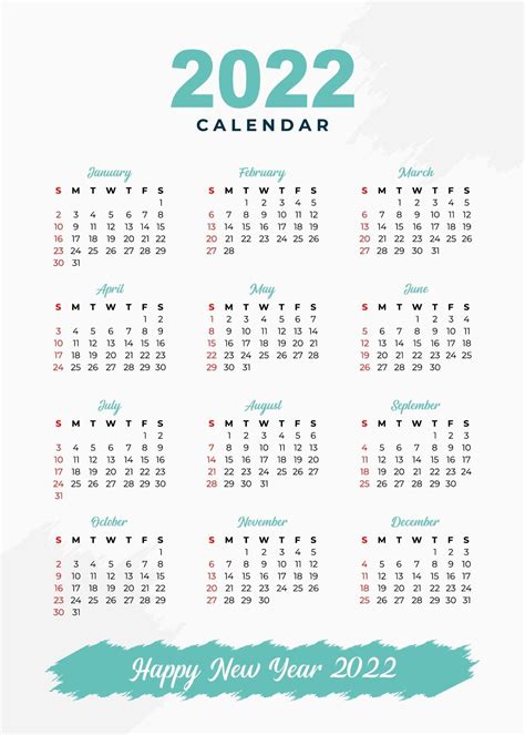 Calendario 2022 En Español Vector Gratis Latest News Update