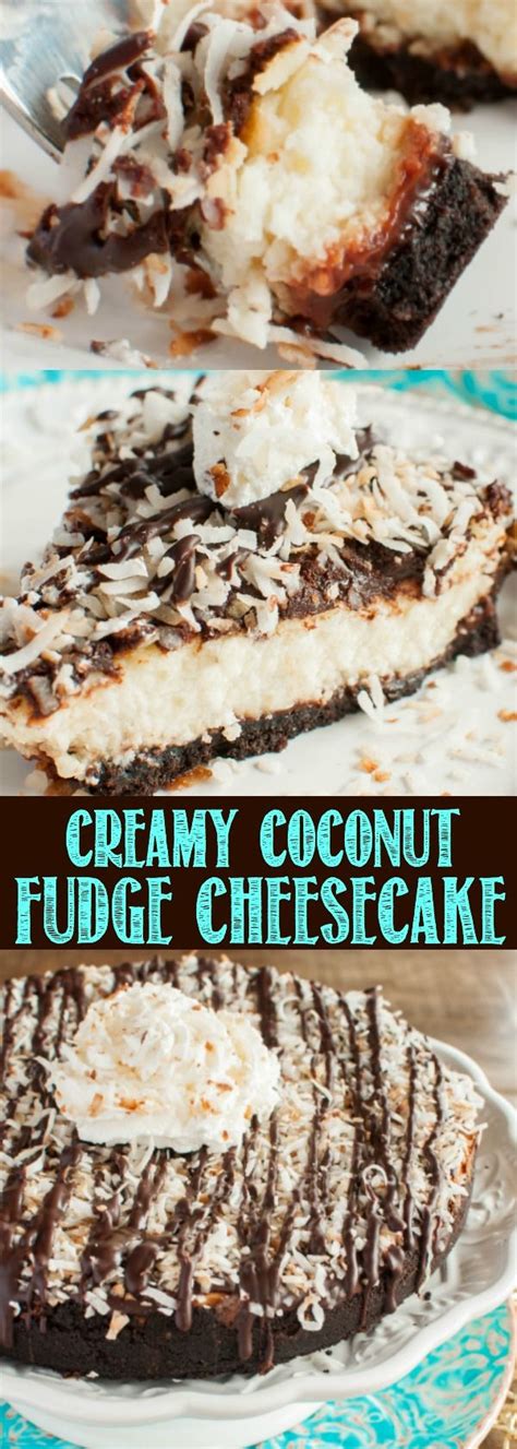 Maybe you would like to learn more about one of these? Toasted Coconut Fudge Cheesecake - an Oreo fudge crust ...
