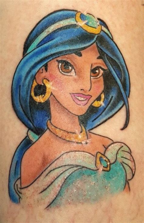 30 Amazing Jasmine Disney Princess Tattoo Designs With Meanings And