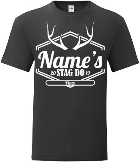 Personalised Men S Stag Do T Shirt Various Sizes And Colours Personalise With Any Name Date
