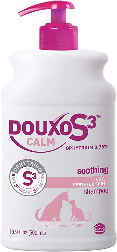 Douxo S3 Calm Shampoo 169 Oz 500 Ml For Dogs And Cats With Itchy