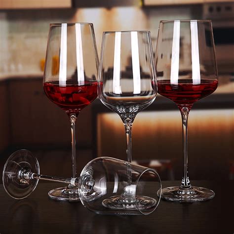 W02 Wholesale Factory Price Custom Goblet Bohemia Wine Glass Bulk Crystal Wine Glasses View