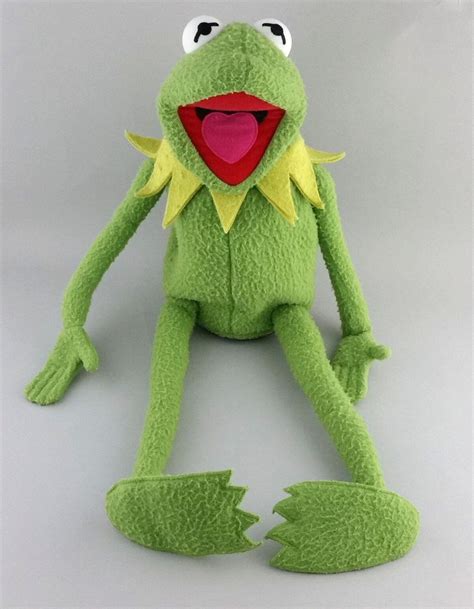 Large 60cm Sesame Street The Muppet Show Kermit Frog Puppets Plush Toy
