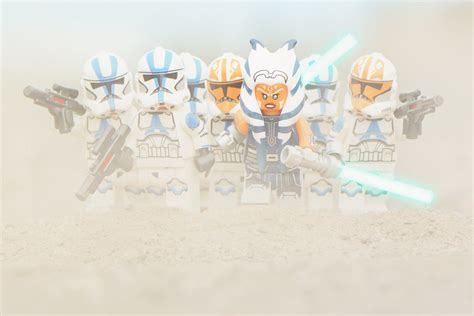 Lego Ahsoka Tano 501st And 332nd Clone Wars Weelegoman Flickr