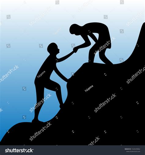 Illustration Helping Others Acts Kindness Stock Vector Royalty Free