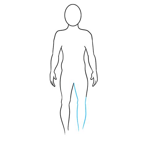 How To Draw A Body Outline Really Easy Drawing Tutorial