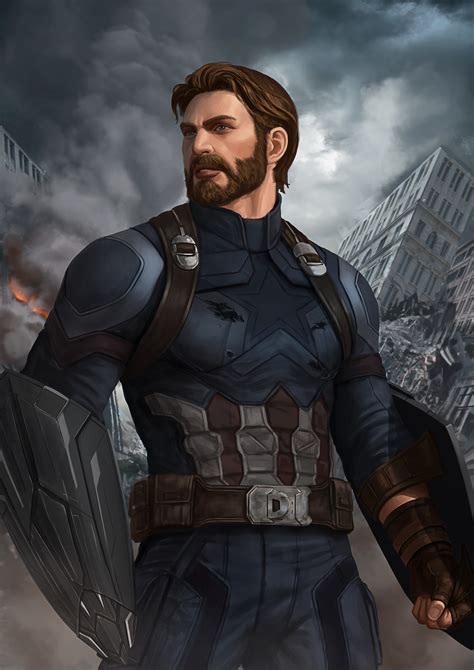 it's him admitting that certainly the identity of captain america was in conflict with the very personal choice. ArtStation - Captain America Infinity War, Chris Koh