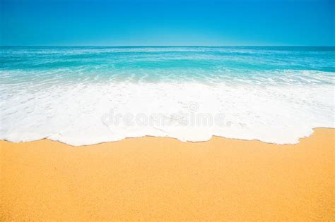 Blue Ocean Wave On The Beach Stock Image Image Of