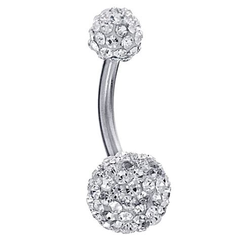 Freshtrends Princess Cubic Zirconia Ferido Belly Button Navel Ring At