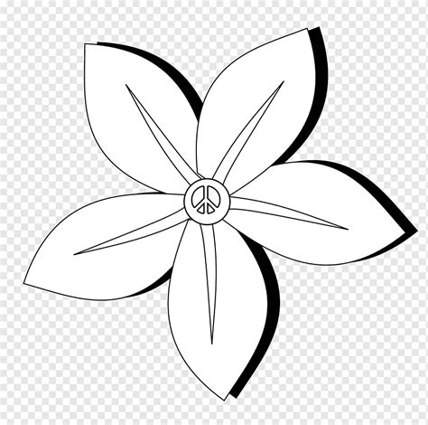 Mewarnai Gambar Bunga Melati Hitam Putih Gambar Mewarnai Bunga Hitam