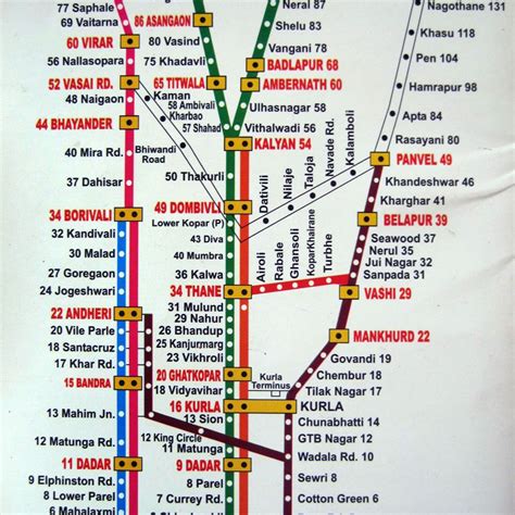 Western Railway Mumbai Stations Map News Current Station In The Word