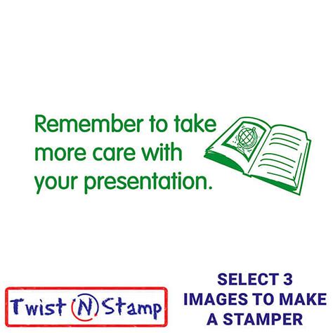 Take More Care With Presentation Stamper Twist N Stamp