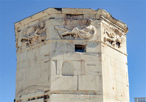 Detail Of Tower Of The Winds Horologion Of Andronikos Kyrrhestes