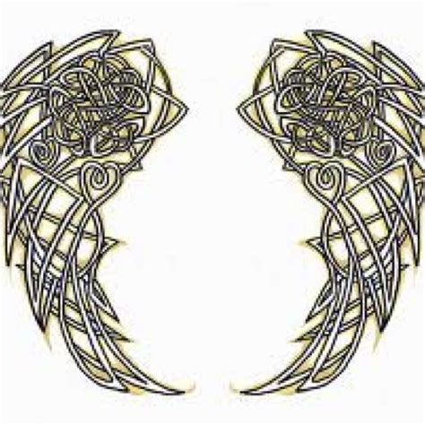 Tattoo Celtic Angel Wings Celtic Knot Tattoo Celtic Tattoos Wings
