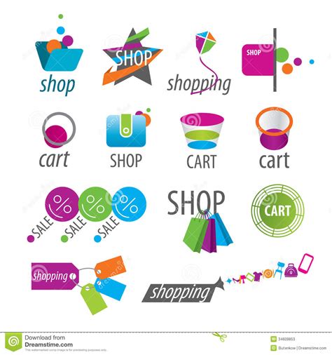 Thegiftery biggest online gift registery in egypt. Vector Logos And Shopping Discounts Stock Vector ...