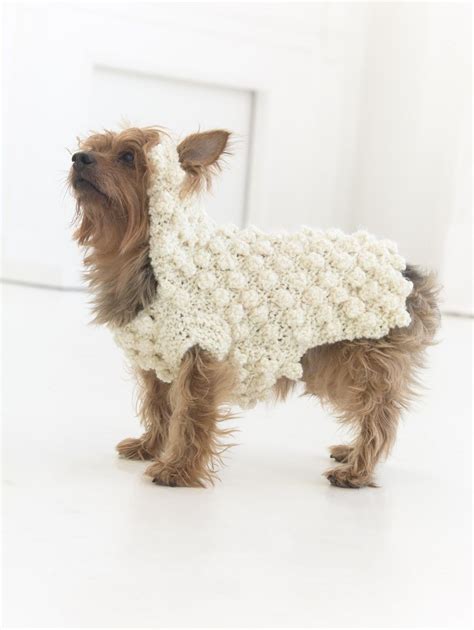 Year Of The Dog Sweater Knit Dog Sweater Crochet Pattern Dog