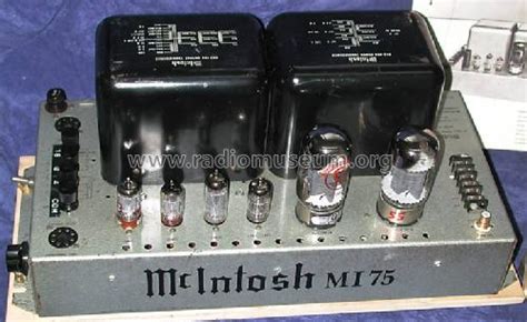Mi 75 Amplmixer Mcintosh Audio Company Binghamton Ny Build