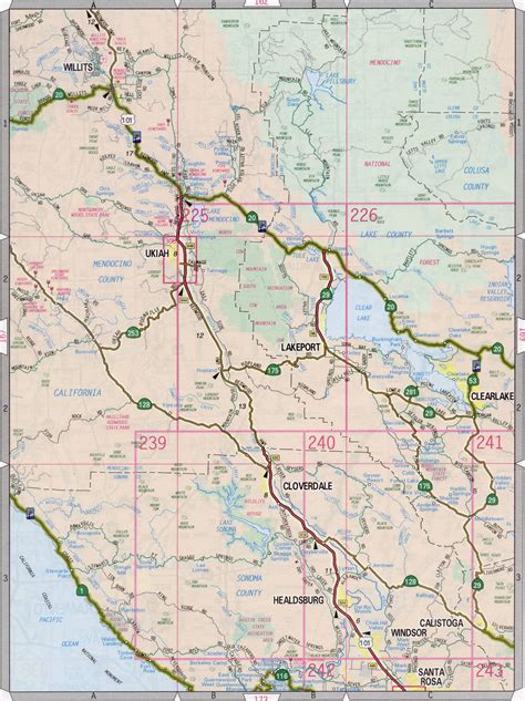 Map Of Sonoma County California Free Large Detailed Road Map Sonoma Ca