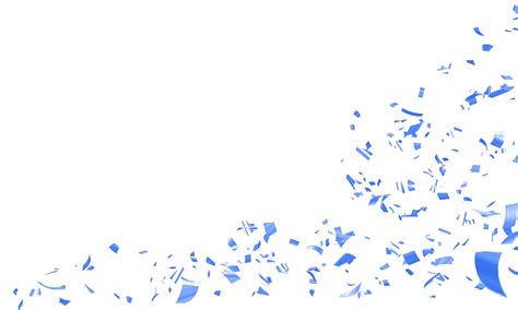 Blue Confetti Png Free Logo Image