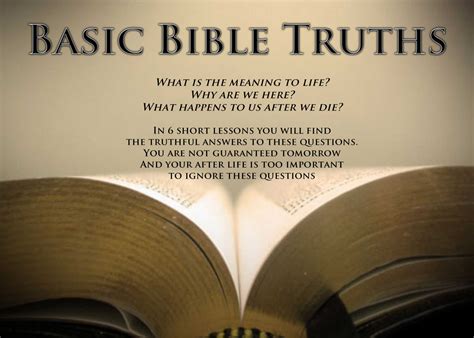 Basic Bible Truth Lessons Calvary Baptist Church Athens Texas
