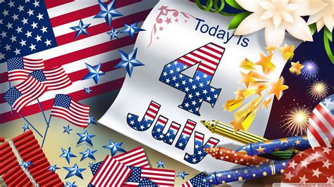 American Holidays 4th July Independence Day Federal Holiday In The