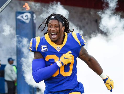 He played college football at georgia and was picked in the 2015 nfl draft and was named as the ap nfl offensive rookie of the year in his rookie season. Falcons Todd Gurley 'Feeling Good', 'Ready to Go' Against Seahawks | Heavy.com