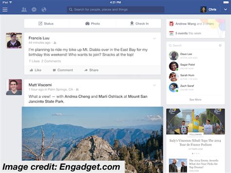 Facebook dating doesn't plan to launch a standalone dating app, which should temper expectations about how deeply it's diving into tinder and match group's territory. Facebook App for iPad Updated to Work Like the Website ...