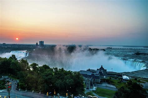 Sunrise Over Niagara Falls Photograph By Bob Cuthbert