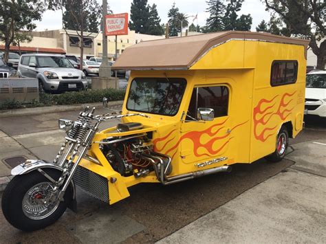 Pretty Cool Motorhome Motorcycle I Saw Today Pics