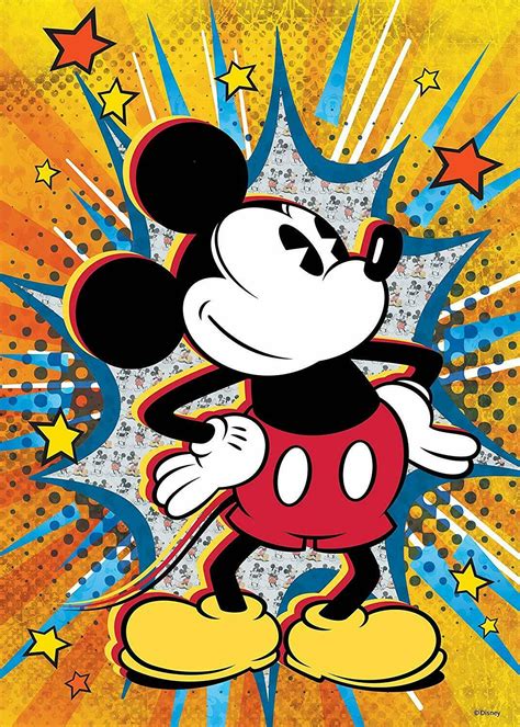 How to make a puzzle: DISNEY JIGSAW PUZZLE - Retro Mickey 1000 Piece Ravensburger