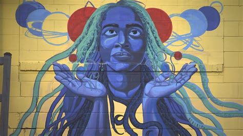 Black History Month Black Mural Map Celebrates Black Art And Talent