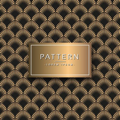 Artstation Art Deco Seamless Pattern Design Vector Free Download