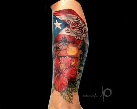 My Newest Sock Tattoo This Is My Puerto Rico Tatt By Artist JP