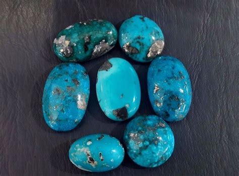 Whole Sell 26165 Cts Natural Persian Turquoise Cabs7 Pieces1 Ctg
