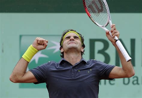 Roger federer holds several atp records and is considered to be one of the greatest tennis players of all time. French Open: Roger Federer, Novak Djokovic rally, storm ...
