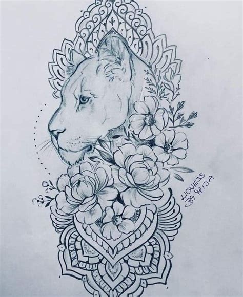 Pin By Melissa Baxter On Moms Coloring Pages In 2020 Lioness Tattoo
