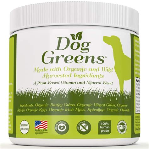 Dog Greens Organic And Wild Harvested Vitamin And Mineral Supplement