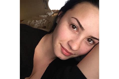 21 Celebs Who Post Fresh Faced Makeup Free Instagrams Demi Lovato