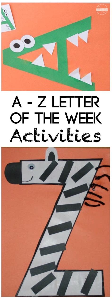 26 Alphabet Crafts | Alphabet crafts, Toddler preschool and Kindergarten