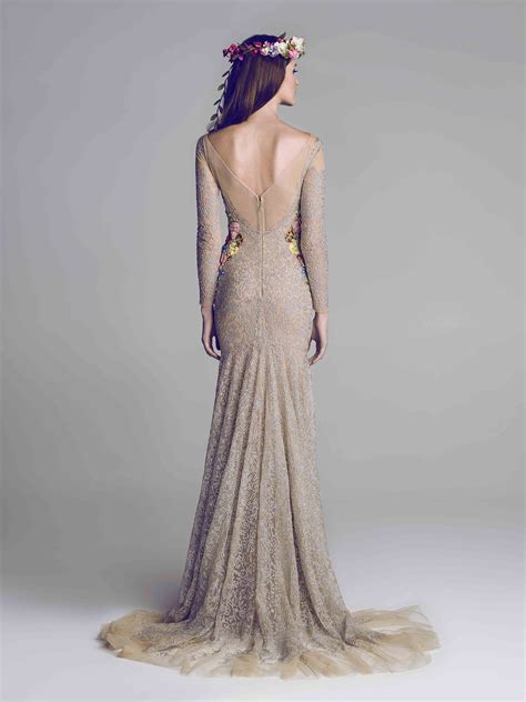 Nude Embellished Dress Back Beautiful Gowns Gorgeous Dresses Pretty