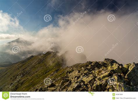 Beautiful Cloudscape In The Alps Stock Image Image Of Outdoors