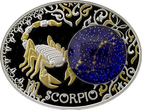 Zodiac Signs Scorpio Macedonia 2014 21g Silvercoinstory