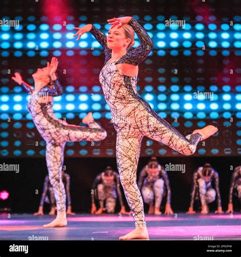 London Uk 10th Mar 2023 Young Dancers From Spirit Ypc Perform On