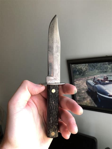 Vintage Imperial Hunting Knife I Fixed Up For My Friend Rknives